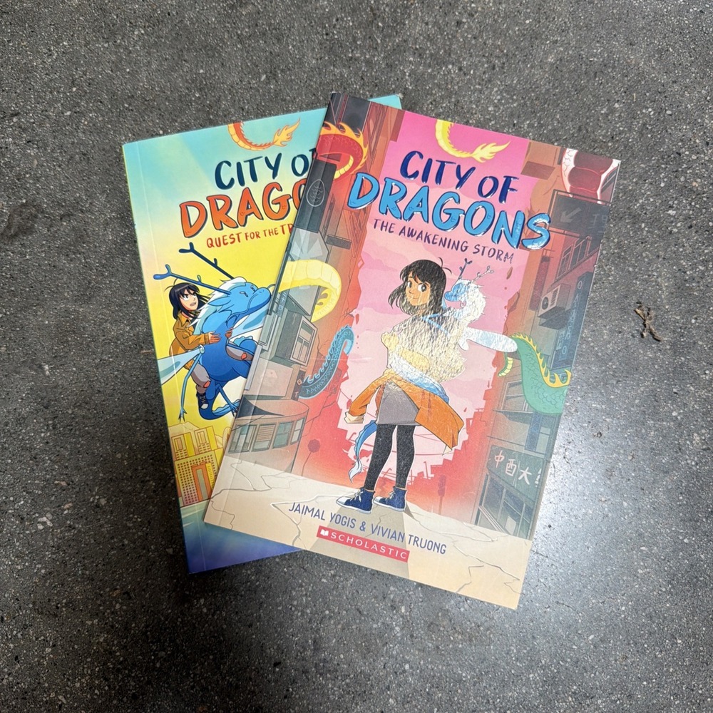 Quest for the True Dragon: a Graphic Novel (City of Dragons) 1 & 3 Jaimal Yogis